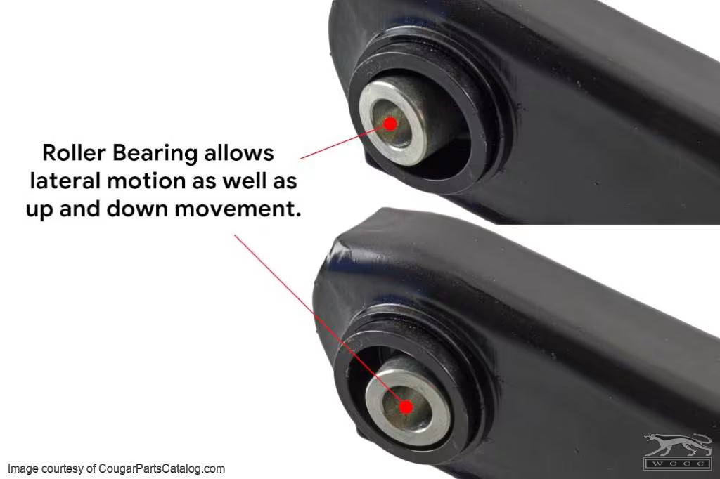 Roller Front Lower Control Arms Ford Mustang Mercury Cougar, Falcon,Torino, Montego, Fairlane 1968 - 1973 (set)